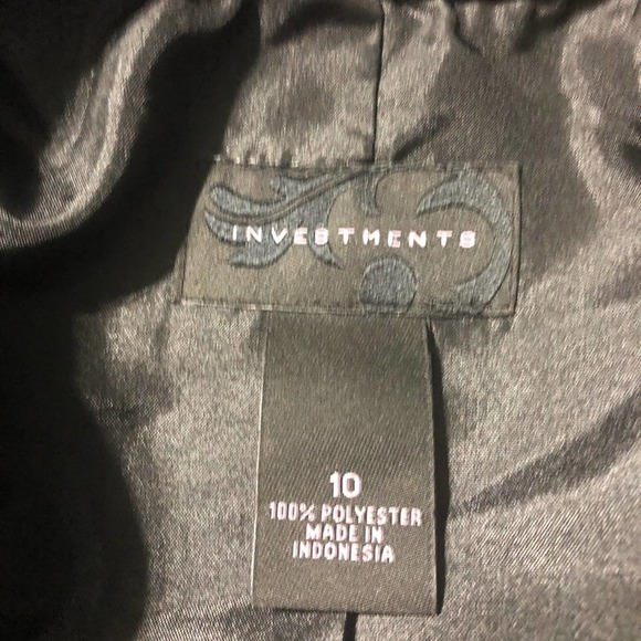 Investments Brown Leopard Blazer Women's Size 10 - Picture 3 of 3